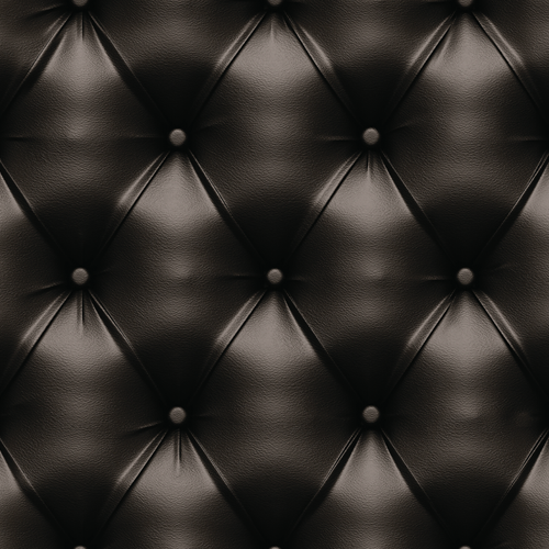 Adesivo Papel de Parede - Estofado Couro Preto